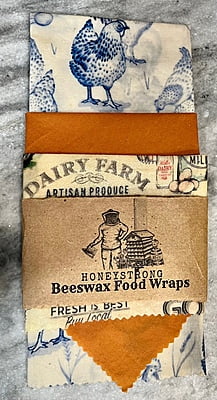 Beeswax Food Wraps 3 Pack