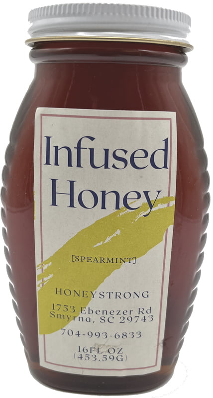 Infused Spearmint Honey Infused Spearmint Honey